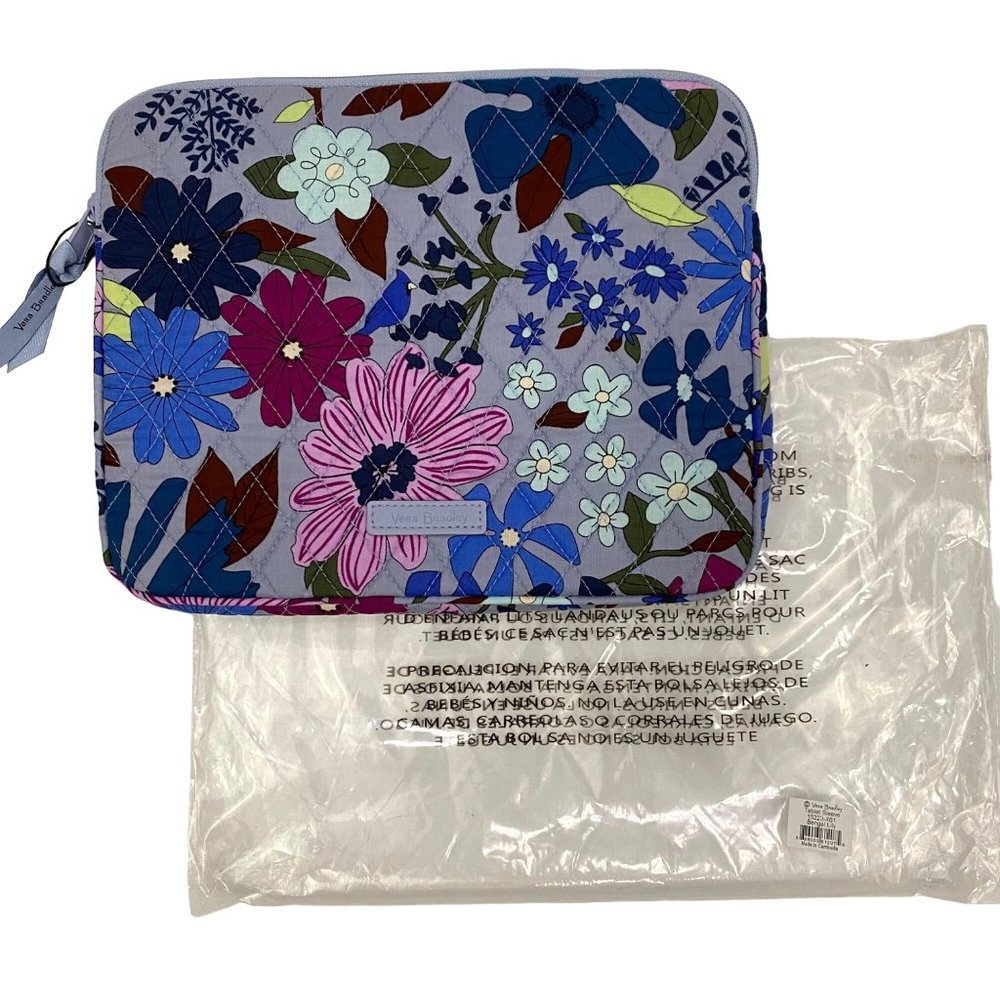 Vera Bradley Tablet Sleeve Bengal Lily Floral Padded Protection 15223-X61